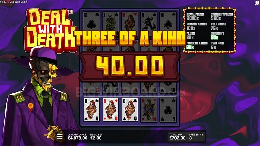 New online casino game screen